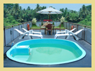 Houseboat with mini pool